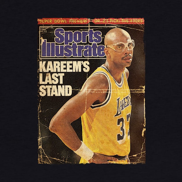 COVER SPORT - SPORT ILLUSTRATED - KAREEM LAST STANDS by FALORI